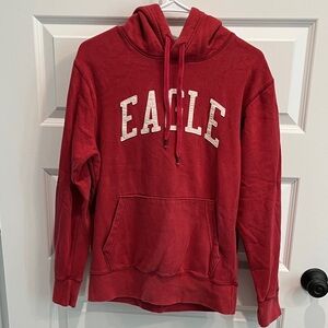 American Eagle Outfitters Red Hoodie